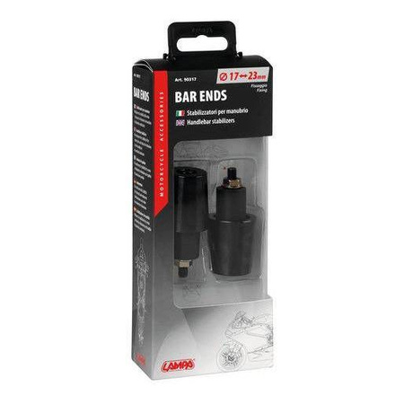 LAMPA SU-2 uniwersalne ciężarki kierownicy 17/23 mm. - czarny