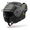 Kask motocyklowy AIROH MATHISSE II GENIUS YELLOW MATT żółty fluo szary czarny
