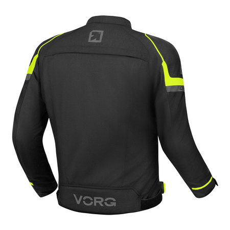 Kurtka motocyklowa VORG HORNET FLUO czarny żółty fluo