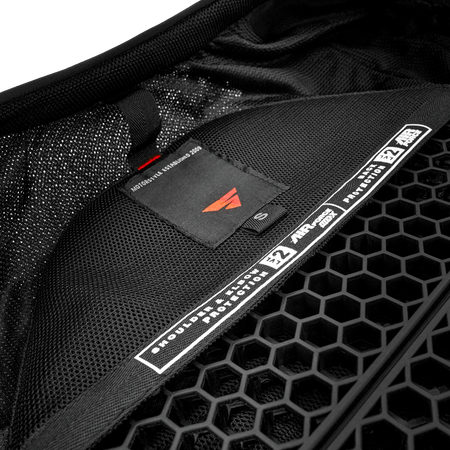 Kurtka motocyklowa tekstylna miejska Shima MESH PRO 2.0 czerwony