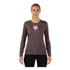 Koszulka na rower damska FOX LADY RANGER Z DŁUGIM RĘKAWEM TRU DRI PURPLE fioletowy