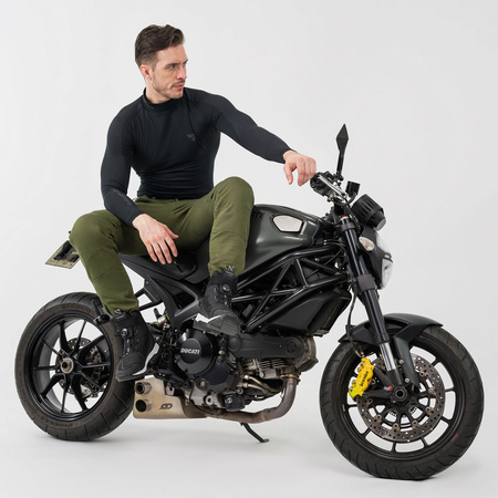 Jeansy motocyklowe Shima GIRO 3.0 khaki