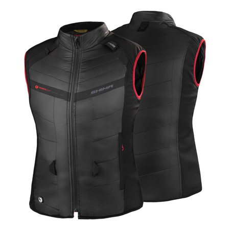 Damska kamizelka podgrzewana ocieplająca motocyklowa Shima POWERHEAT VEST czarny
