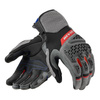 Rękawice motocyklowe szosowo-turystyczne REVIT SAND 5 GREY/RED szary czerwony
