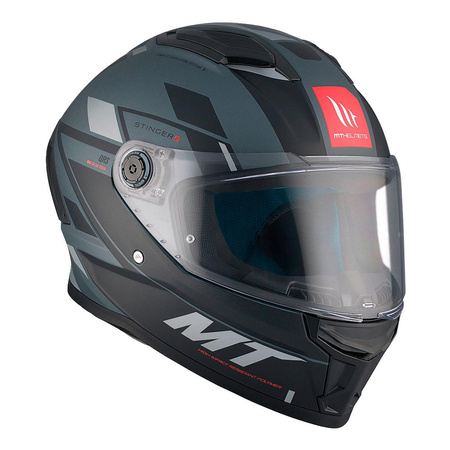 Kask motocyklowy MT STINGER 2 ZIVZE MATT BLACK/GREY czarny szary