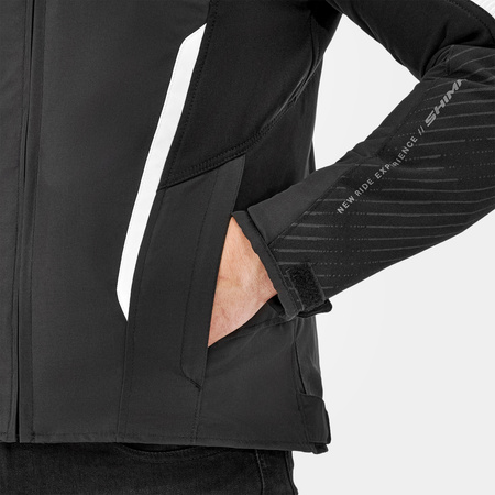 Kurtka motocyklowa tekstylna Shima SOLID 2.0 czarny/biały