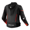 Kurtka motocyklowa skórzana damska REVIT XENA 4 PRO LADY BLACK/NEON RED czarny czerwony fluo
