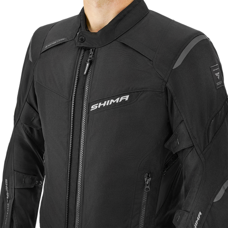 Kurtka motocyklowa tekstylna Shima RUSH 2.0 czarny