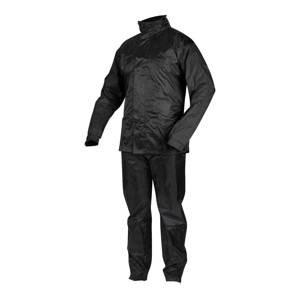 Kombinezon przeciwdeszczowy motocyklowy odblaskowy Rebelhorn RAIN czarny unisex