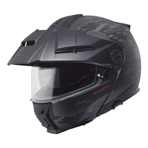 Kask motocyklowy SCHUBERTH E2 ECE ATLAS ANTHRACITE czarny szary czerwony