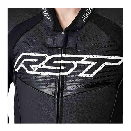 Kurtka motocyklowa skórzana RST TRACTECH EVO D3O BLACK/WHITE czarny biały
