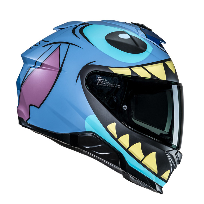 Kask motocyklowy HJC I71 Stitch Disney niebieski