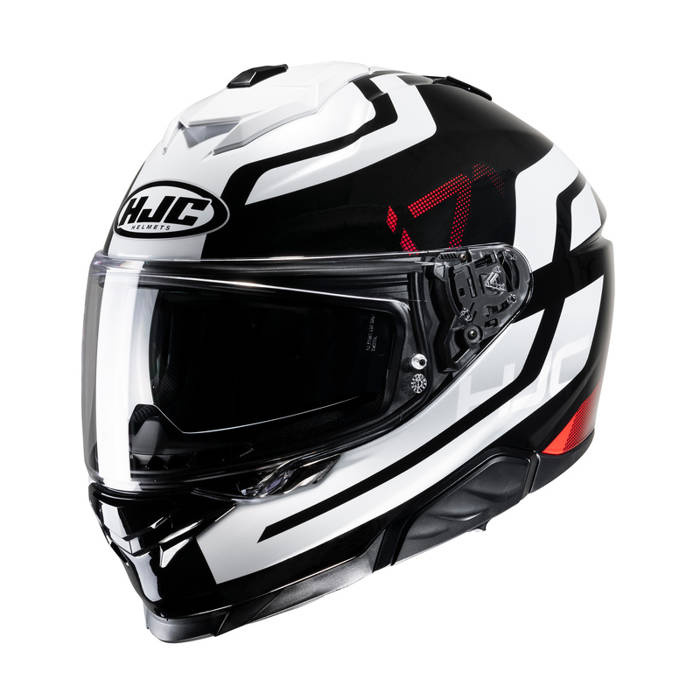 Kask motocyklowy HJC I71 Enta czarny/czerwony