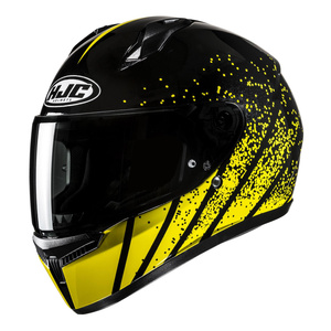 Kask motocyklowy integralny HJC C10 Haven czarny/żółty
