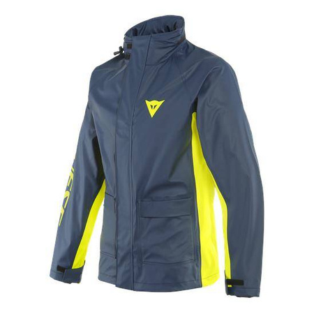 Kurtka przeciwdeszczowa motocyklowa DAINESE STORM 2 niebieski żółty fluo