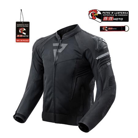 Kurtka motocyklowa tekstylna sportowa/miejska Rebelhorn VANDAL MESH czarny