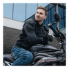 Kurtka motocyklowa skórzana sportowa/miejska Rebelhorn VANDAL czarny
