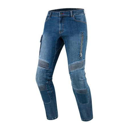 Jeansy motocyklowe Rebelhorn VANDAL DENIM niebieski