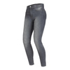 Damskie jeansy motocyklowe OZONE STRIKER Slim Fit sprany szary