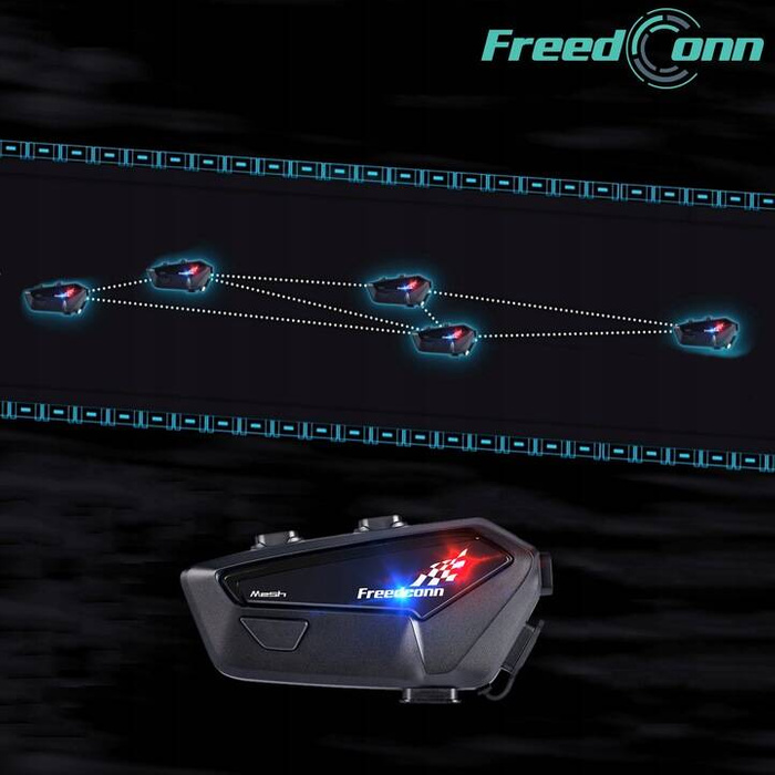 Interkom motocyklowy uniwersalny FREEDCONN FX Pro V2 EU MESH