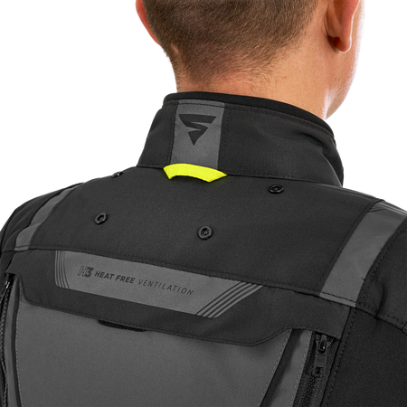 Kurtka motocyklowa tekstylna miejska Shima HERO 2.0 fluo