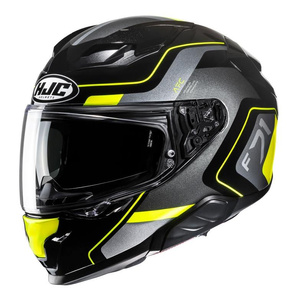 Kask motocyklowy integralny HJC F71 Arcan czarny/żółty