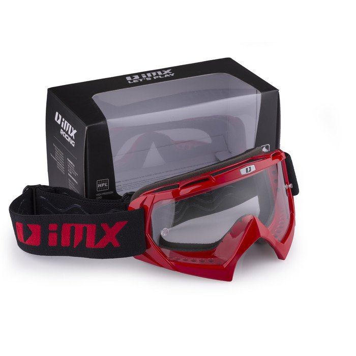 Gogle IMX Mud red - szyba clear (1 szyba w zestawie) – 4Ride