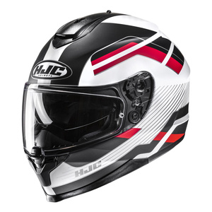Kask motocyklowy integralny HJC C70N Belis czarny/biały