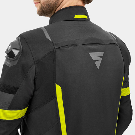 Kurtka motocyklowa tekstylna miejska/sportowa Shima SOLID 2.0 fluo