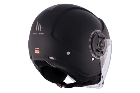 Kask motocyklowy MT VIALE SV S SOLID MATT BLACK czarny mat