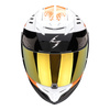 Kask motocyklowy SCORPION EXO-520 EVO AIR TITAN WHITE/ORANGE biały pomarańczowy