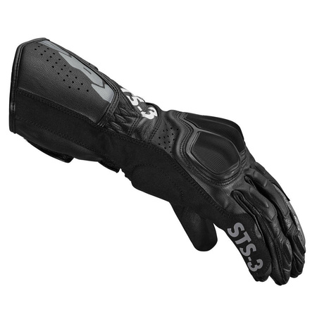 Rękawice motocyklowe damskie SPIDI STS-3 LADY BLACK czarny