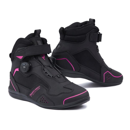 Damskie buty krótkie motocyklowe krótkie Rebelhorn SPARK II czarny-różowy