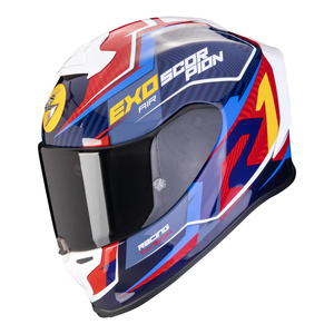 Kask motocyklowy SCORPION EXO-R1 EVO AIR COUP BLUE/RED/YELLOW niebieski czerwony żółty