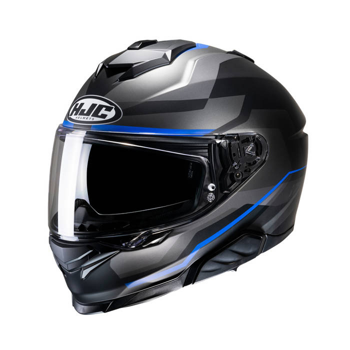 Kask motocyklowy HJC I71 Nior szary/niebieski