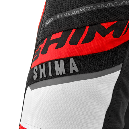 Kurtka motocyklowa tekstylna Shima MESH PRO 2.0 czerwony