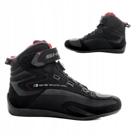 Damskie buty motocyklowe krótkie/miejskie/turystyczne Shima EXO Vented czarny