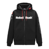 Bluza codzienna REBELRUSH ZIP BLACK czarny
