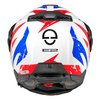 Kask motocyklowy SCHUBERTH E2 ECE EXPLORER BLUE niebieski czerwony biały