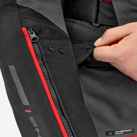 Kurtka motocyklowa SHIMA DUNE RED czarny szary czerwony
