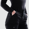 Spodnie jeans damskie OZONE JANE LADY JOGGER FIT BLACK czarny
