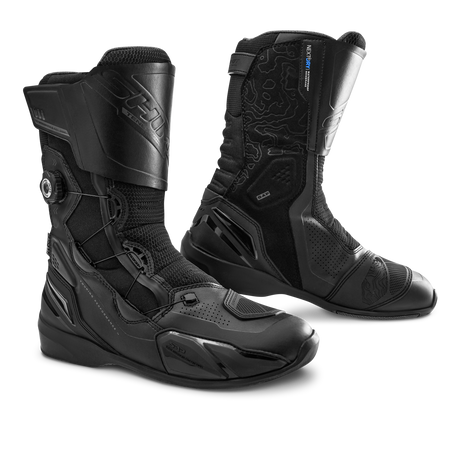 Buty motocyklowe turystyczne damskie SHIMA TENEX WP LADY BLACK czarny mat