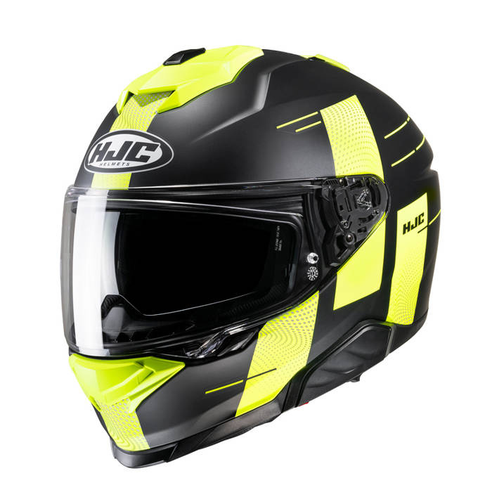 Kask motocyklowy HJC I71 Peka czarny/żółty