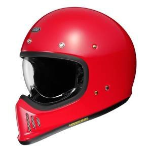 Kask motocyklowy offroad cross z daszkiem SHOEI EX-ZERO Czerwony