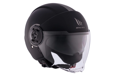 Kask motocyklowy MT VIALE SV S SOLID MATT BLACK czarny mat