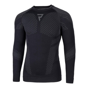 Koszulka termoaktywna damska Rebelhorn ACTIVE z długim rękawem uniwersalna czarny-szary