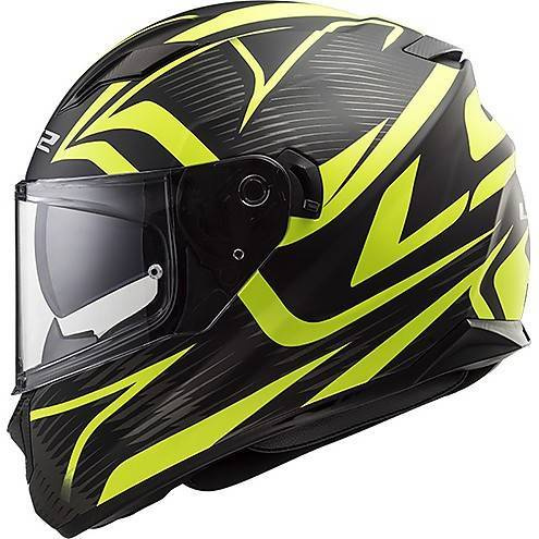 Kask integralny LS2 FF320 Stream Evo Jink Matt - czarno-żółty