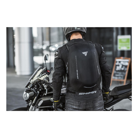 Plecak motocyklowy aerodynamiczny Shima AYRO czarny