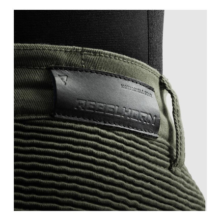 Jeansy motocyklowe REBELHORN FASTER OLIVE GREEN zielony
