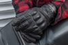 Rękawice motocyklowe miejskie/turystyczne skórzane Shima AVIATOR czarny